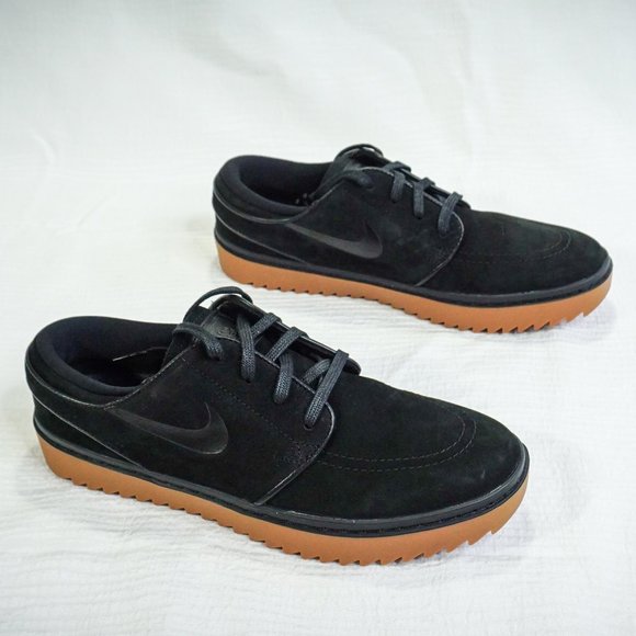 NIKE STEFAN JANOSKI G GOLF SHOES BLACK/GUM SZ 8.5 - Picture 3 of 8